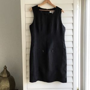 NWOT Little Black Linen Dress with Pockets